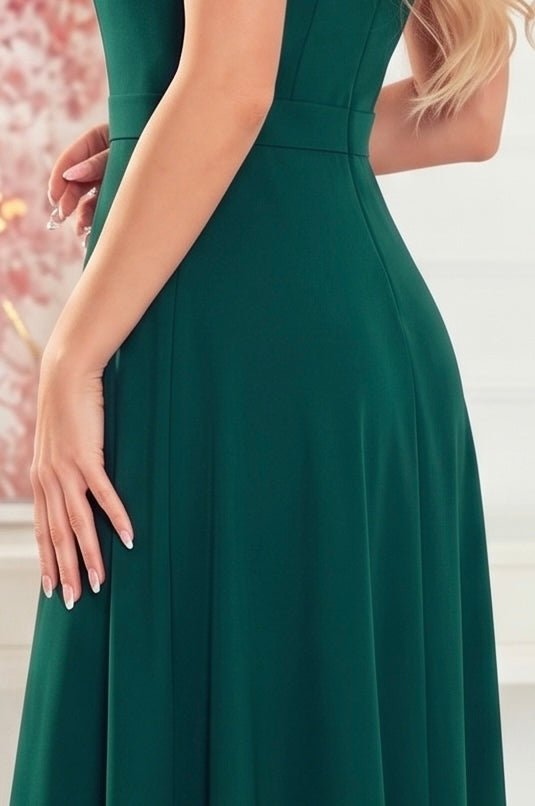 Robe Maxi à Bretelles – Vert - Rosemode
