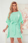 Robe Papillon Ceinturée – Menthe