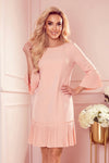 Robe Plissée – Pêche