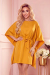 Robe Papillon Ceinturée – Miel